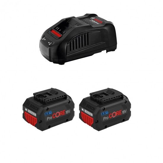 Conjunto de iniciao 2 x ProCORE18V 5.5Ah + GAL 1880 CV ref. 1600A0214C BOSCH