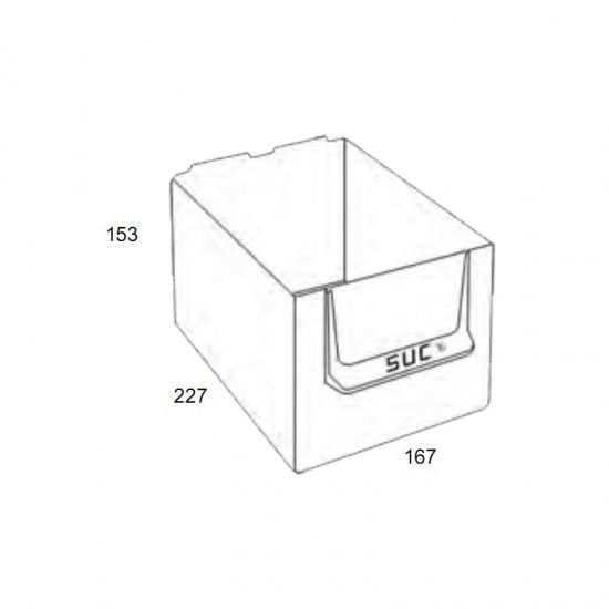 GAVETA P/CAIXA N8 227x167x153MM SUC