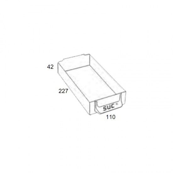 GAVETA P/CAIXA N7 227x110x42MM SUC