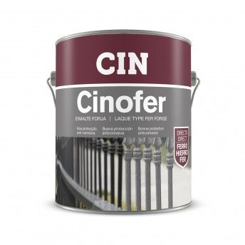 Esmalte sintetico Cinofer Forja preto (Y764) 4L Ref.62-760 Cin