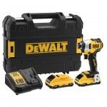 Aparafusadora de Impacto sem escovas 18V com 2 baterias Li-Ion 3,0 Ah ref.DCF809L2T-QW DEWALT