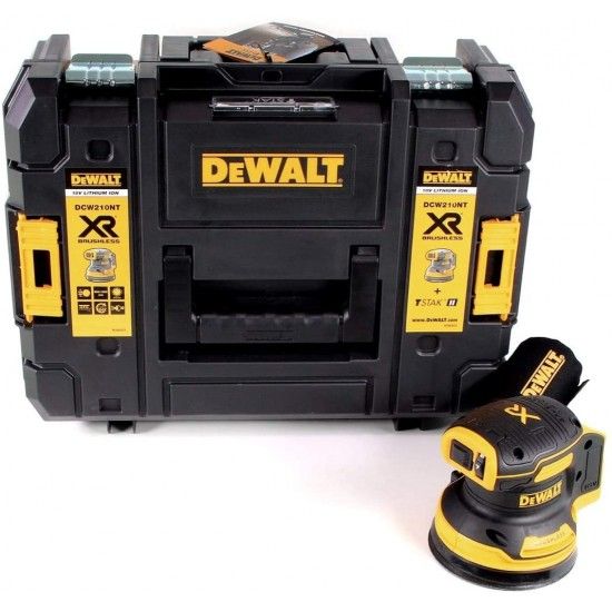 Lixadora Rotorbital sem escovas XR 18V sem carregador/bateria ref.DCW210NT-XJ DEWALT