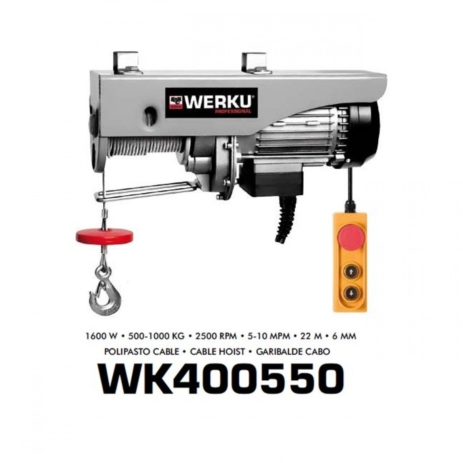 GUINCHO WK400550 1000KG 1600W WERKU