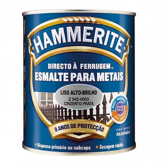 HAMMERITE CINZA/PRATA BRILHANTE 0,75L 042-0053