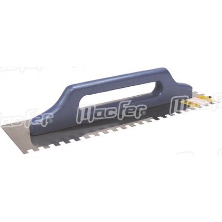 Talocha inox dent. MacFer CN903-1 480x130mm (10x10mm) ref. 034.0018 MACFER