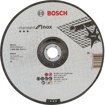 DISCO INOX 230MM REF 2.608.601.514 BOSCH