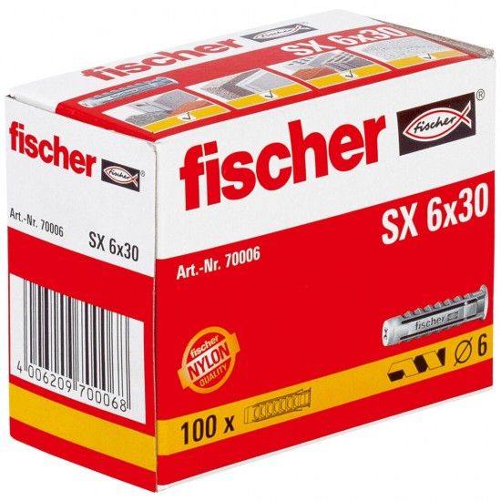 BUCHA FISCHER SX6X30 100P