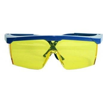 Óculos Proteção, Lente Amarela, Armação Azul ref. 57684 MADER
