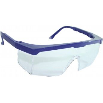 Óculos Proteção, Lente Branca, Armação Azul ref. 57674 MADER