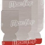 Jg. betumadeiras auto inox MacFer CN2500-2 50~120mm 4pçs ref. 083.0070 MACFER