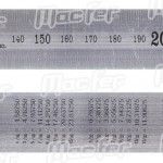 Escala c/ conversão inox MacFer EMC-I   500x30x1,2mm ref. 139.0002 MACFER