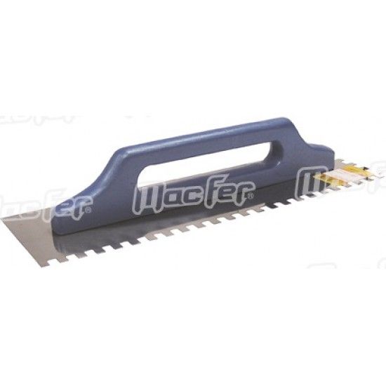 Talocha inox dent. MacFer CN903-1 480x130mm   (8x8mm) ref. 034.0017 MACFER