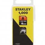 Agrafos tipo A (5/53/530) 6mm - 1000 u.ref.1-TRA204T STANLEY