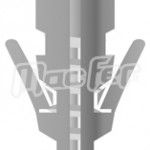 Bucha nylon simples mf BN-S 12mm (25ps) ref. 121.0006 MACFER