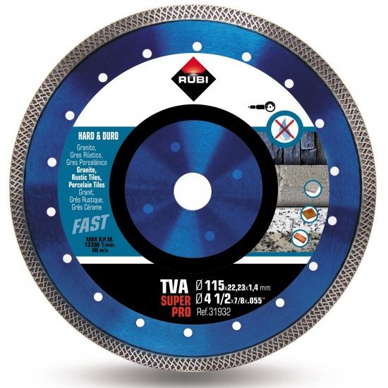 Disco Diamante TVA-115 SuperPro Ref. 31932 RUBI