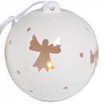 Bola de Natal de cermica com led 8cm ref. T2-B8170 MADER