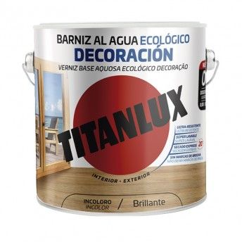 Verniz aquoso incolor brilhante 2.5L TITANLUX