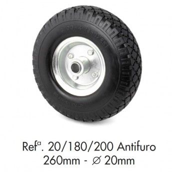Roda Antifuro 260x20mm Ref. 20/180/200