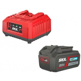 Kit Bateria  20V Max de 4,0Ah KEEPCOOL? e carregador  Ref. BC1E3131AA Skil