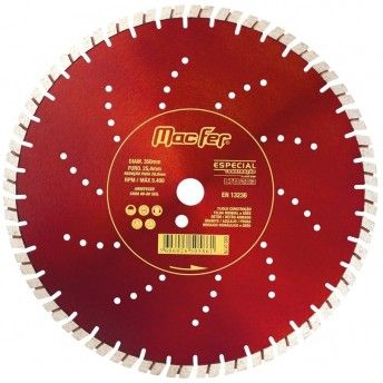 Disco especial construo Laser LTD203 350mm Ref 092.0176 MACFER