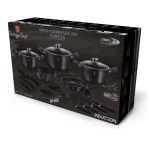 Trem de Cozinha, 17 Pcs, Metallic Line Carbon Pro Edition ref. BH-6920 MADER