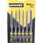 Kit Limas Preciso, 150mm, 6un ref. 51632 MADER