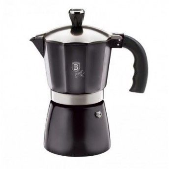 Cafeteira Estilo Italiano, Metallic Line Carbon Pro Edition ref. BH-7215 MADER