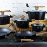 Trem de Cozinha, 15 Pcs, Ebony Maple Collection ref. BH-1536N MADER