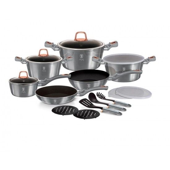 Trem de Cozinha, 18 Pcs, Moonlight Collection ref. BH-7037 MADER