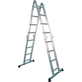 Escada Articulada Multiusos, Alumínio, 4x4D ref. 10087 MADER