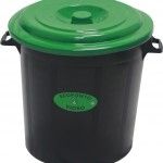 Balde Lixo, Verde, 50L  ref. 06034 LEIRIPLS