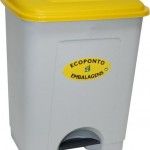 Balde Lixo com Pedal, Amarelo, 35L ref. 06030 MADER