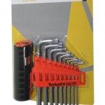 Chave Torx com Furo, com Adaptador, 9Un ref. 57529 MADER