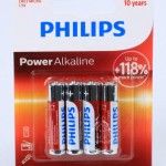 Pilha Power Alcalina, LR03, AAA, 4Un - Philips  ref. 50202 MADER