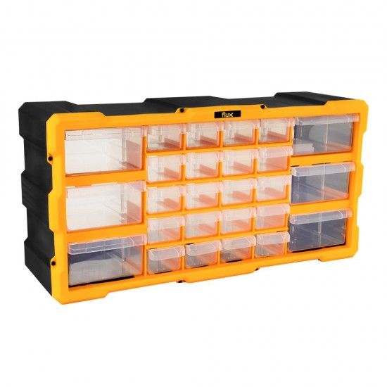 Organizador Monobloco 26 Gavetas 497 x 250 x 157mm  ref.FOM26G FLUX