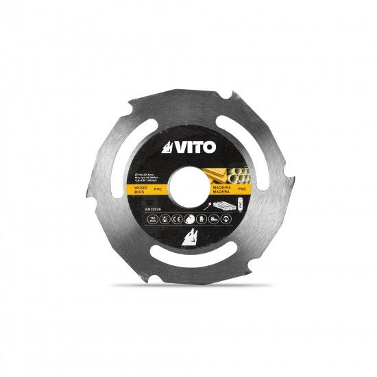 Disco corte madeira para rebarbadora 115mm Ref VIDM115 VITO