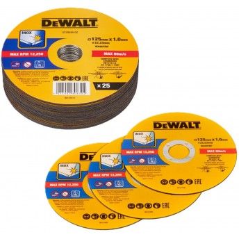 Pack 25 discos 125x1mm ref.DT20594-QZ DEWALT