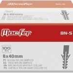 Bucha nylon simples mf BN-S   6mm  ref. 121.0002 MACFER