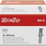 Bucha nylon c/ gola mf BN-G   8mm 100p ref. 121.0013 MACFER