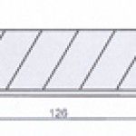 Lmina p/ x-acto SK4 MacFer H-126 25mm  ref. 027.0070 MACFER