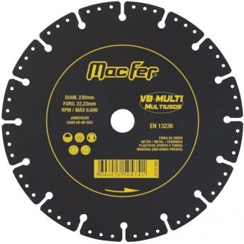 Disco diam. MacFer VB-Multi 115mm ref. 092.0125 MACFER