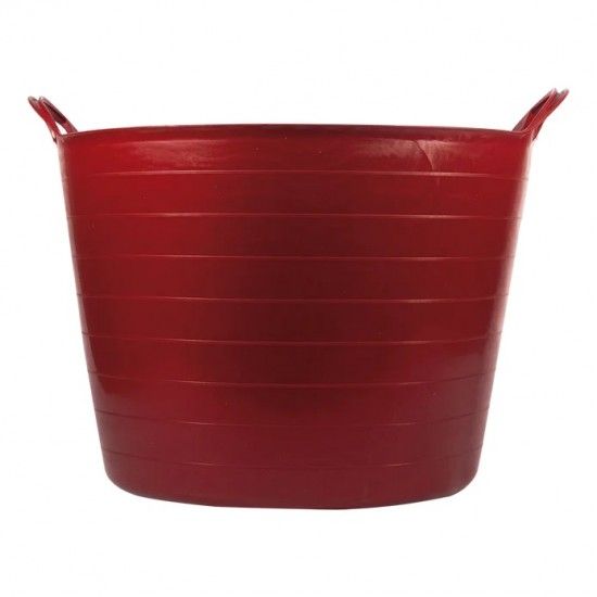 Balde polietileno 40L reforado vermelho Ref BKT42RP BELLOTA