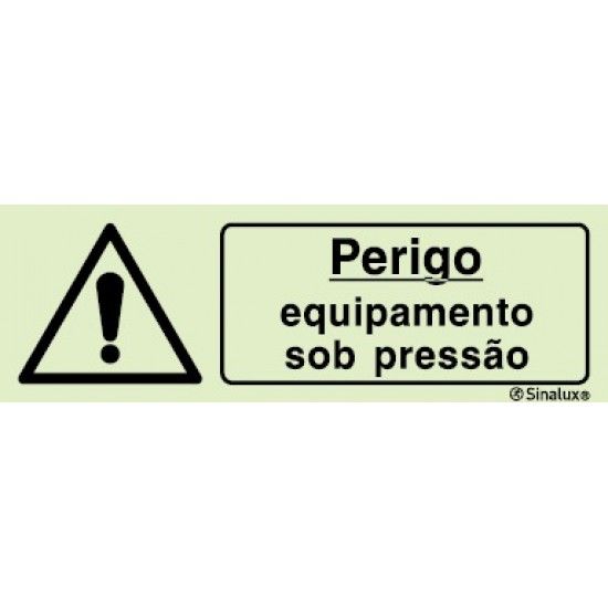 Sinal 20x07 Tipo 1 n P1389- Equipamento sob presso