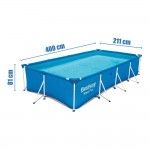 Piscina pool frame 400x211x81cm pvc 56405cb ref. 81162 BESTWAY