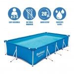 Piscina pool frame 400x211x81cm pvc 56405cb ref. 81162 BESTWAY