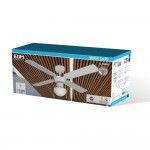 Ventoinha de teto modelo caribe. cor branco. potncia: 50w lminas: 102cm ref. 33800 EDM