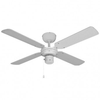 Ventoinha de teto modelo baltico. cor branco potncia: 50w lminas: 102cm ref. 33802 EDM