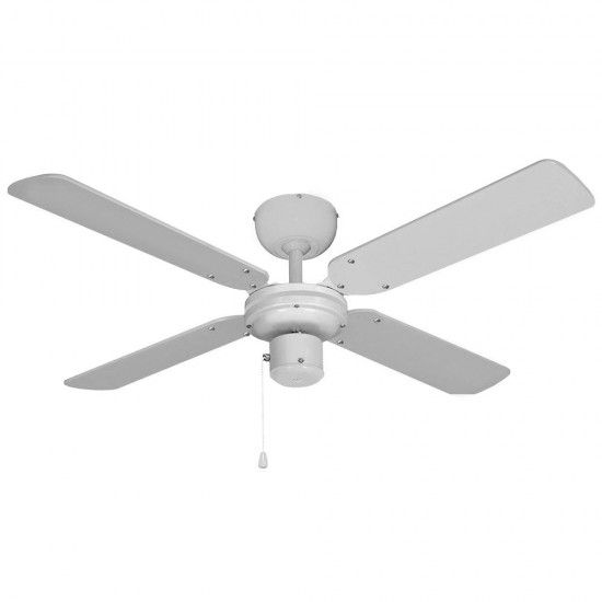 Ventoinha de teto modelo baltico. cor branco potncia: 50w lminas: 102cm ref. 33802 EDM