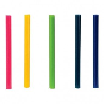 Blster 36 tubos de cola 7x90mm vermelho, verde, amarelo, azul e preto 5001426 cores / modelos dive