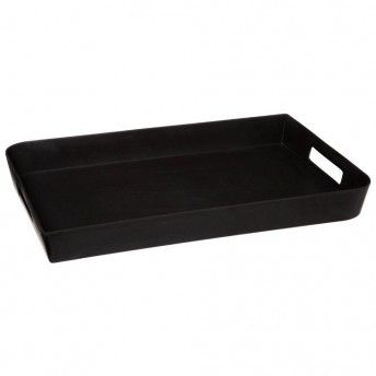 Bandeja de melamina 45x30cm preta coleo 'noir kitchen' ref. 78145 5FIVE